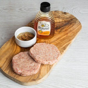 Honey and Mustard Pork Burger by Flemings Butchers Arbroath